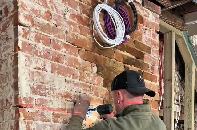 First fix wiring on a renovation